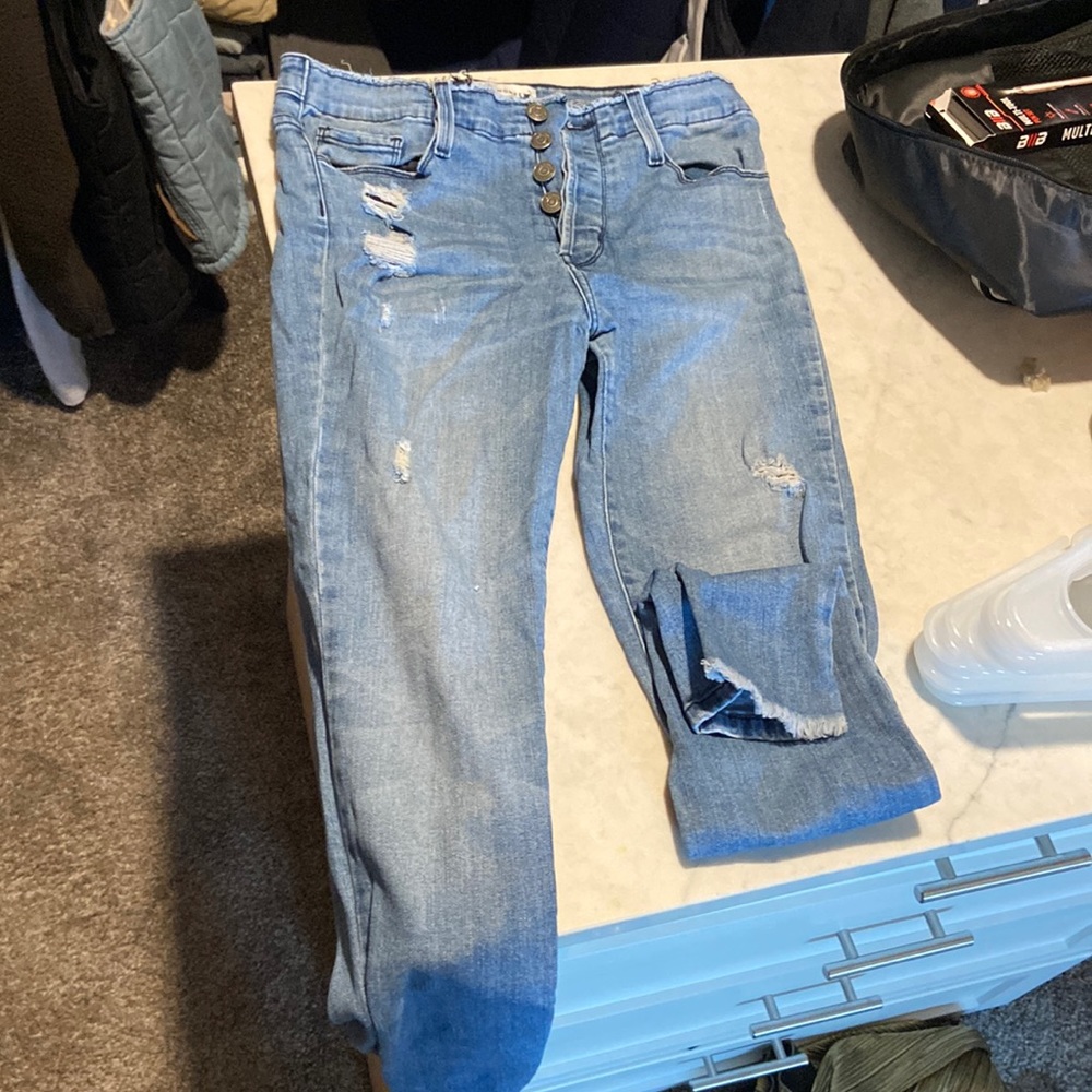 Flying Monkey distressed jeans